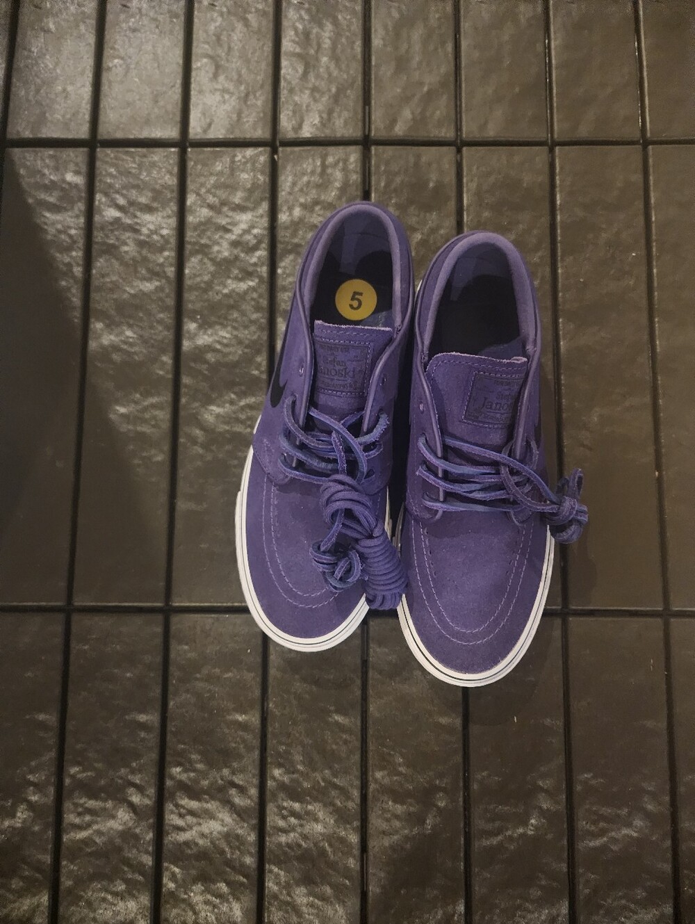Kid's Nike Zoom Stefan Janoski+ Slip SB 'Dark Raisin' - Picture 13 of 16
